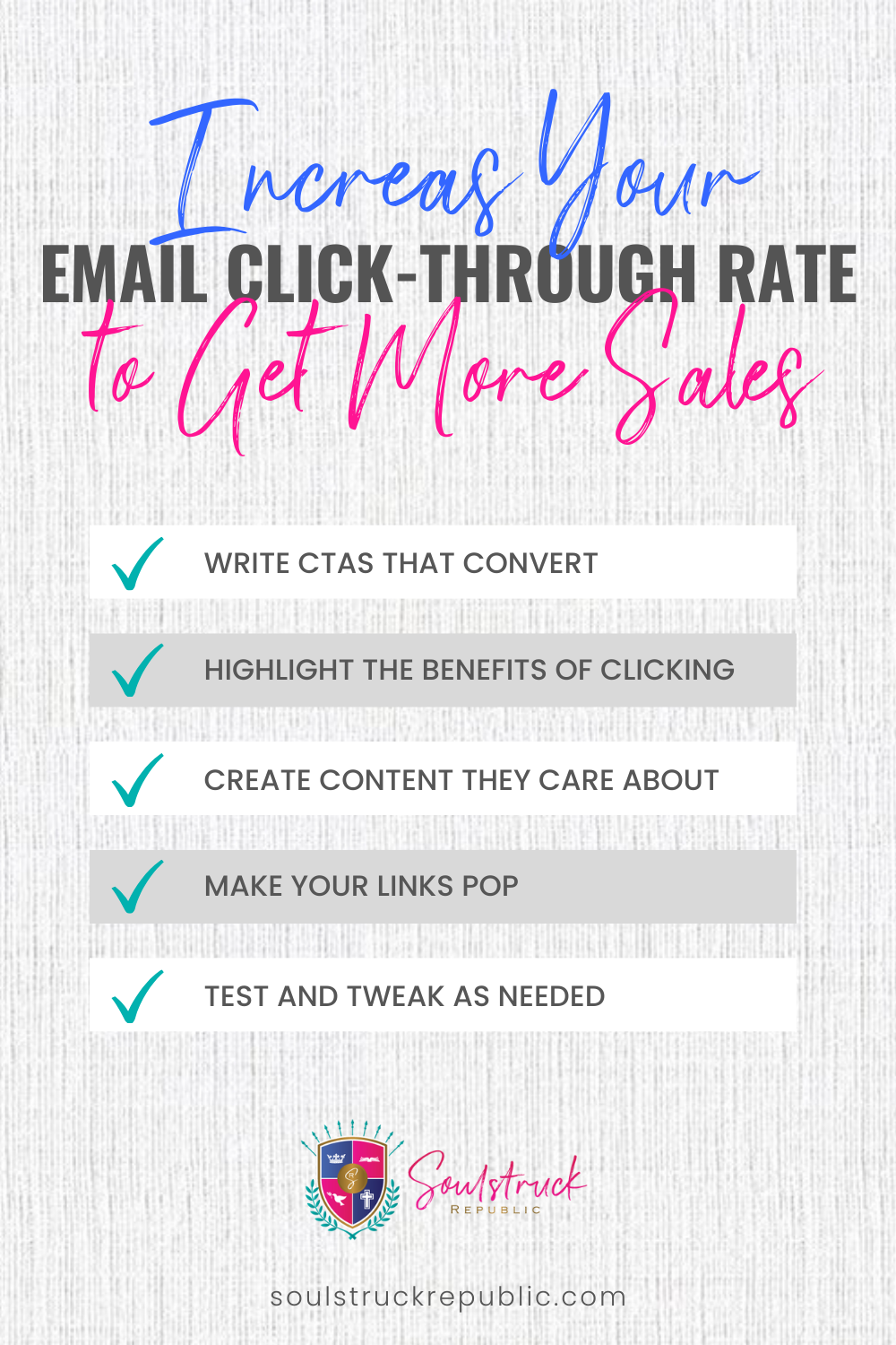 email marketing strategies for women